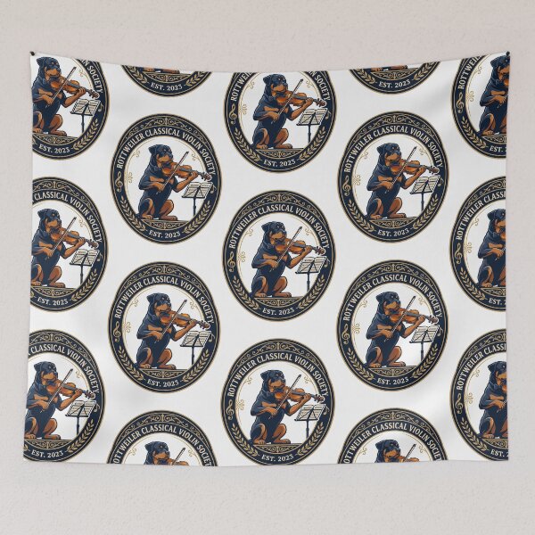 Item preview, Rottweiler Classical Violin Society Orchestra Sheet Music designed and sold by PictoVibe.