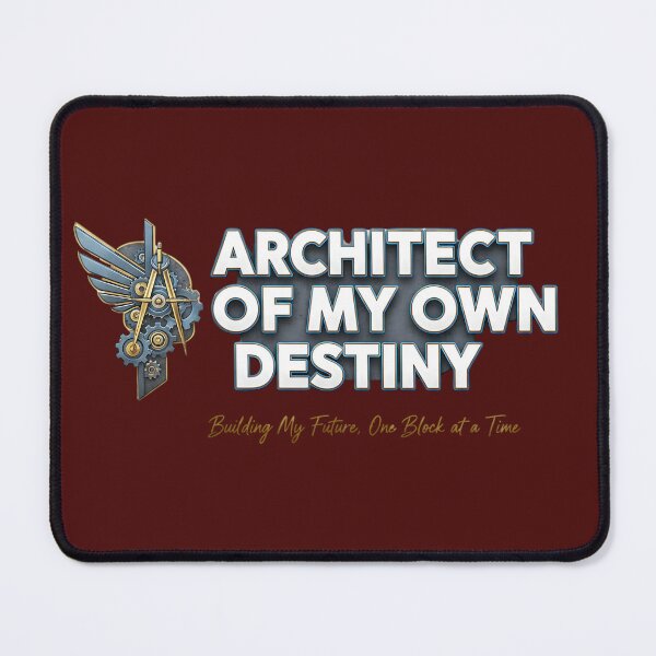 Item preview, Architect Of My Own Destiny Motivational Typography designed and sold by Exquisite Design Studio „Paculówka”.
