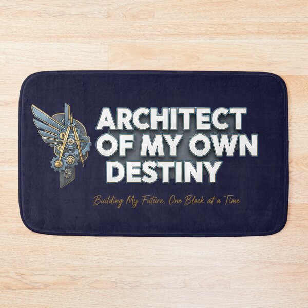 Item preview, Architect Of My Own Destiny Motivational Typography designed and sold by Exquisite Design Studio „Paculówka”.