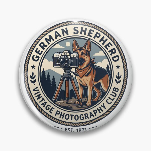 Item preview, German Shepherd Vintage Photography SLR Film Camera designed and sold by PictoVibe.