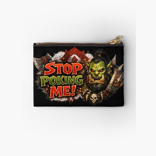 Item preview, Stop Poking Me! Orc Gamer Fantasy Design designed and sold by extrisiceye.