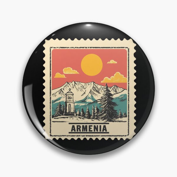 Item preview, Armenia Vintage Postage Stamp - Mount Ararat designed and sold by tiigerdad.