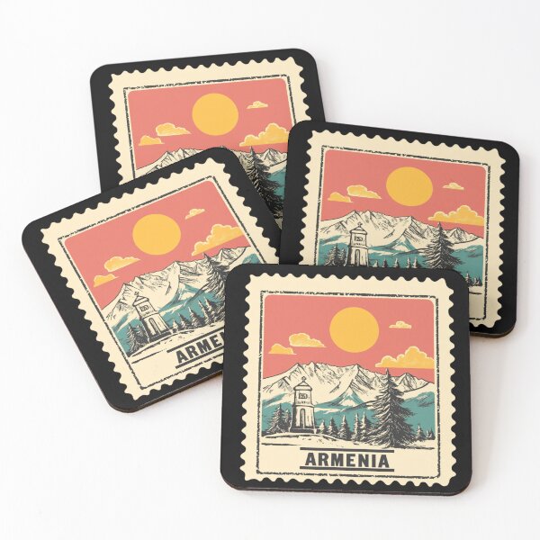 Item preview, Armenia Vintage Postage Stamp - Mount Ararat designed and sold by tiigerdad.