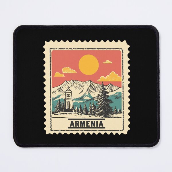 Item preview, Armenia Vintage Postage Stamp - Mount Ararat designed and sold by tiigerdad.