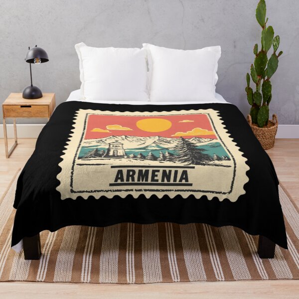 Item preview, Armenia Vintage Postage Stamp - Mount Ararat designed and sold by tiigerdad.