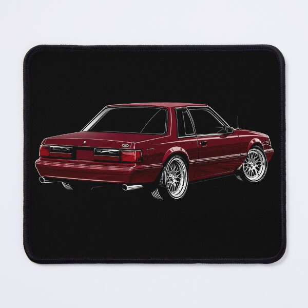Item preview, Ford Mustang LX Fox Body Coupe – Red 5.0 Pony Car Art designed and sold by Stinky Lincy's Apparel Company.