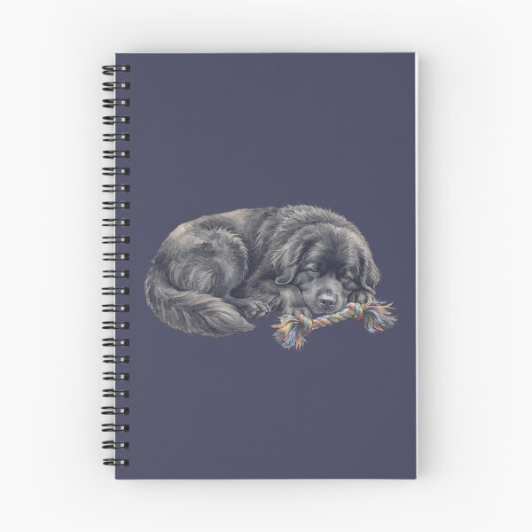 Item preview, Watercolor Newfoundland sleeping designed and sold by TheMagicIcon.