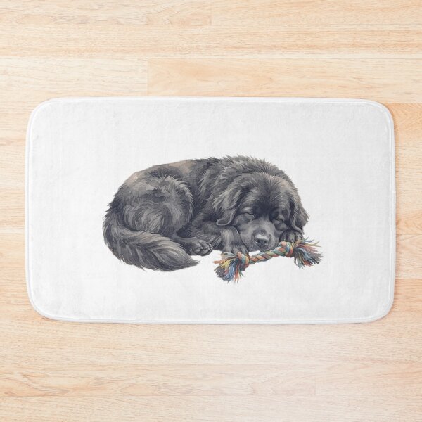 Item preview, Watercolor Newfoundland sleeping designed and sold by TheMagicIcon.