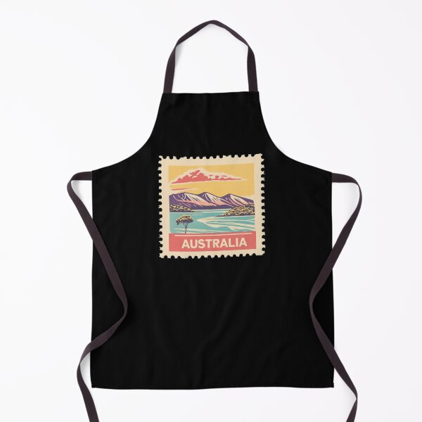 Item preview, Australia Vintage Postage Stamp - Outback Ranges designed and sold by tiigerdad.