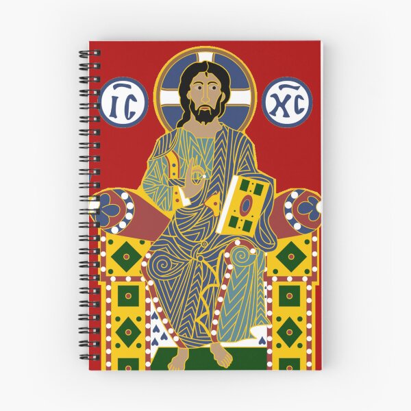 Item preview, Detailed Historical Orthodox Christian Jesus Christ Icon Etching designed and sold by Super Epic Based History.