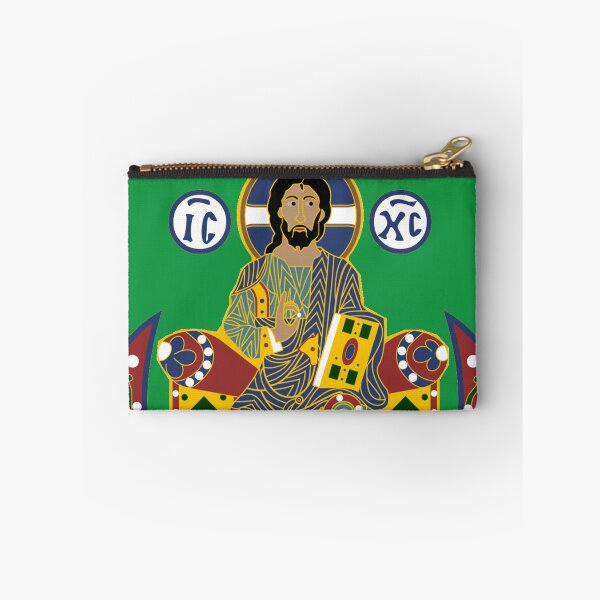 Item preview, Detailed Historical Orthodox Christian Jesus Christ Icon Etching designed and sold by Super Epic Based History.