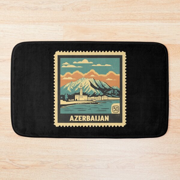 Item preview, Azerbaijan Vintage Stamp - Old City Minaret designed and sold by tiigerdad.