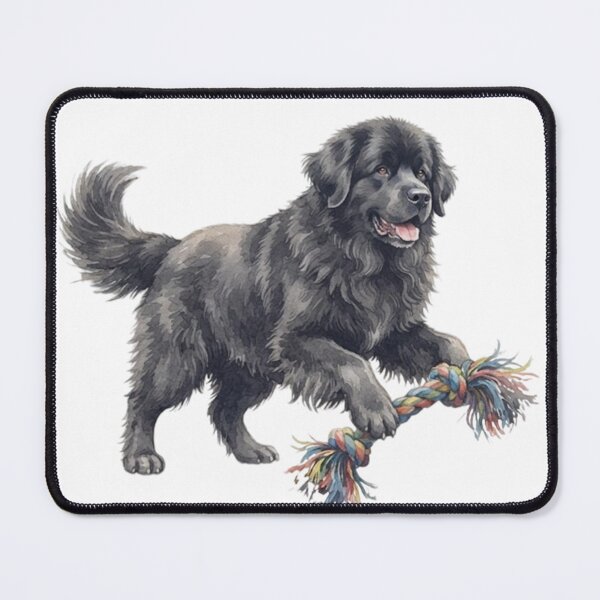 Item preview, Watercolor Newfoundland playing designed and sold by TheMagicIcon.