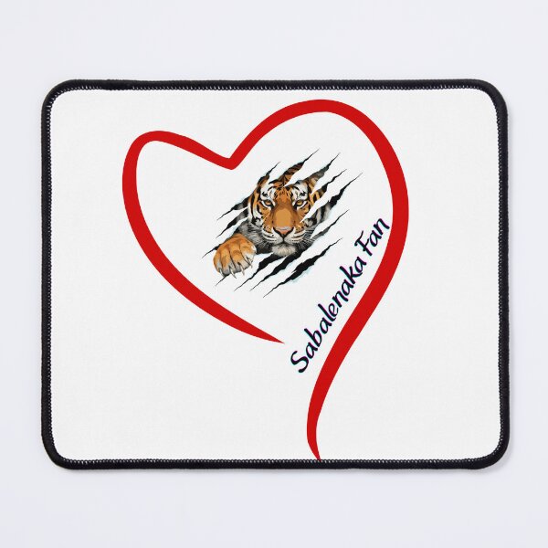 Item preview, Tennis Shirt. Tiger Poking Through a Heart. Sabalenka Fan. Gift for Sabalenka Fan, Gift for a Tennis Lover. designed and sold by ShrimpAndGrits.