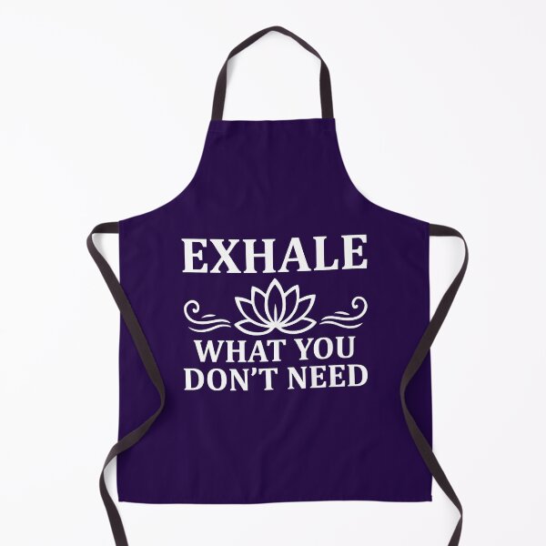 Item preview, Exhale What You Don’t Need – Minimalist Lotus Quote Design designed and sold by DesignHouse07.