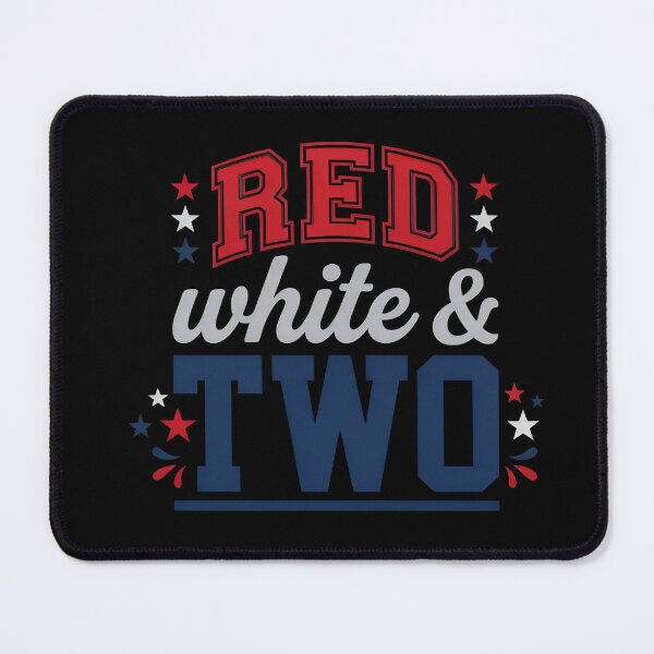 Item preview, Red White & Two 2nd Birthday, Patriotic Second Birthday Party, USA Independence Day Toddler Gift designed and sold by Zizo-DR44.