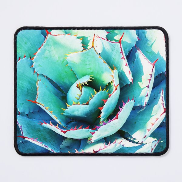 Item preview, Turquoise Succulent Plant with Red Spikes designed and sold by jaynerushton.