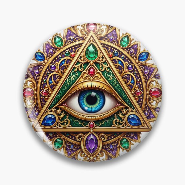 Item preview, Jeweled All Seeing Eye designed and sold by syotos-ai.