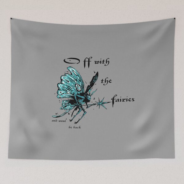 Item preview, Off with the fairies - Teal designed and sold by Elliot Edits Australia.