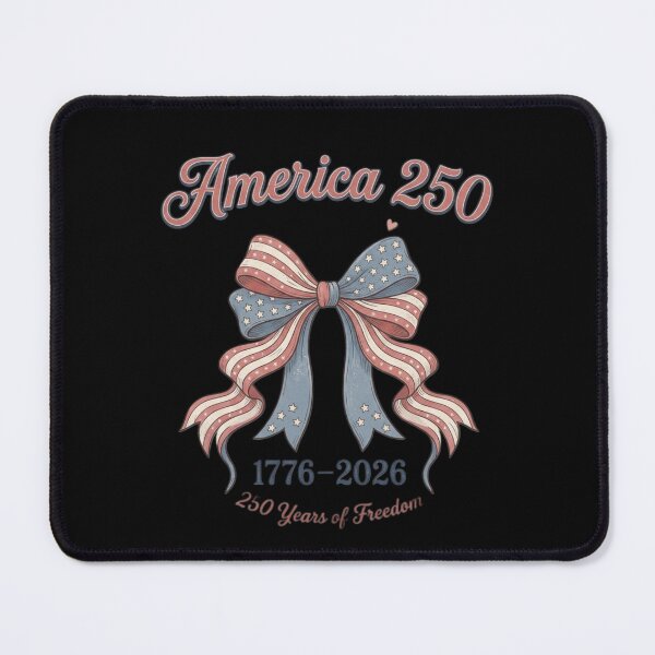 Item preview, America 250 Bow 1776–2026, 250 Years of Freedom Patriotic Coquette USA Bicentennial Gift designed and sold by Zizo-DR44.
