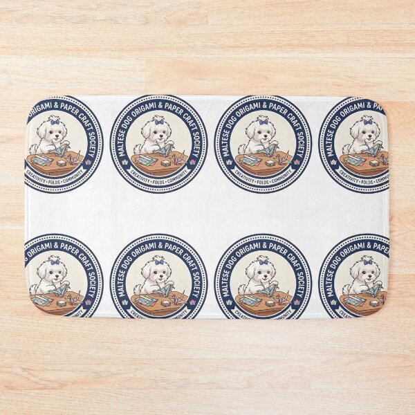 Item preview, Maltese Dog Origami Paper Craft Society Crane designed and sold by PictoVibe.