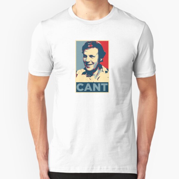YES WE CANT: Barack Obama styled poster Slim Fit T-Shirt