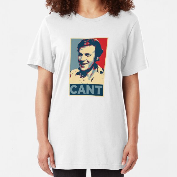 YES WE CANT: Barack Obama styled poster Slim Fit T-Shirt