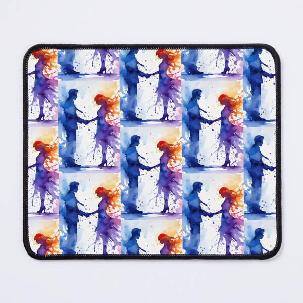 Item preview, Vibrant Soulmates Watercolor Harmony designed and sold by jo-e-basta.