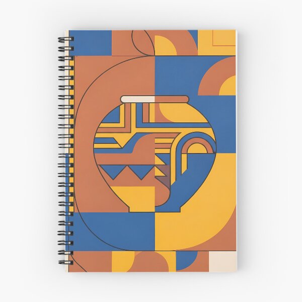 Item preview, Bauhaus Inspired Geometric Pottery Abstract designed and sold by SOOstudio73.