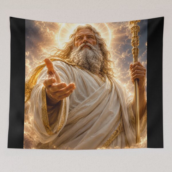 Item preview, Divine Creator in Heaven Epic Celestial Fantasy Art designed and sold by Cerafus.