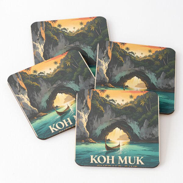 Item preview, Koh Muk - Thailand Retro Sunset Collection designed and sold by Spirit of Siam.