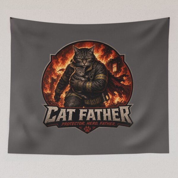 Item preview, panda/cat father designed and sold by @jon.