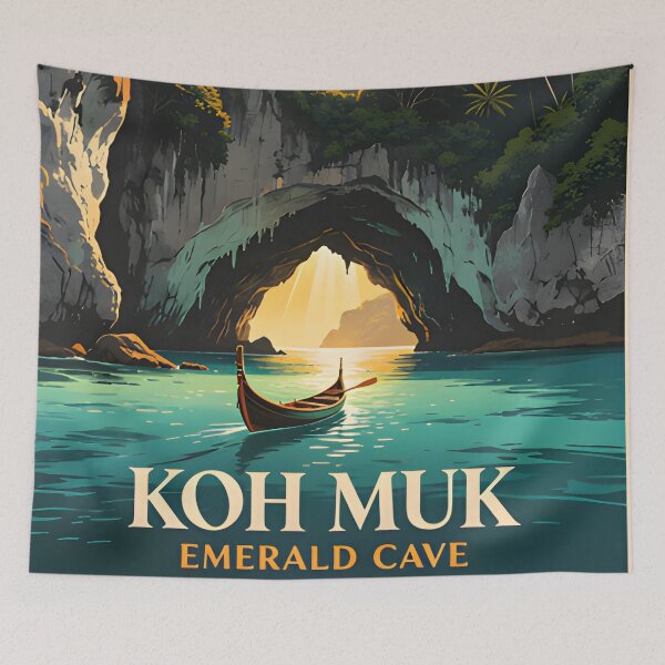 Item preview, Koh Muk - Thailand Retro Sunset Collection designed and sold by Spirit of Siam.