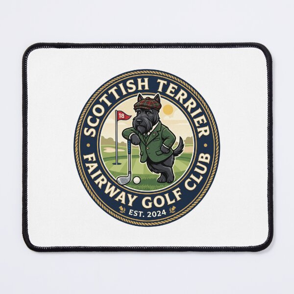 Item preview, Scottish Terrier Fairway Golf Club Plaid Cap Driver designed and sold by PictoVibe.
