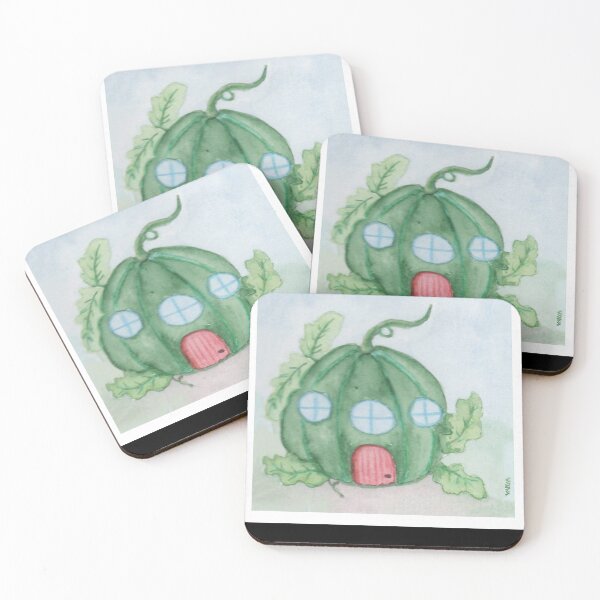 Item preview, Whimsical Watermelon House Watercolor designed and sold by TeronMurrayArt.