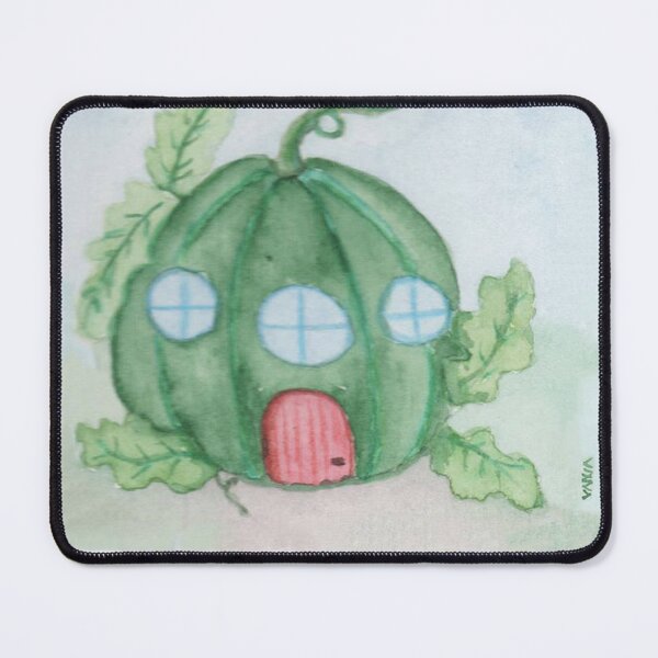 Item preview, Whimsical Watermelon House Watercolor designed and sold by TeronMurrayArt.
