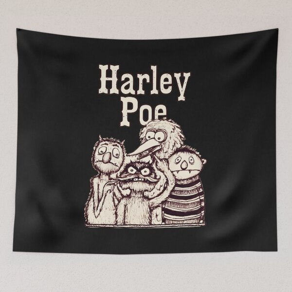 Item preview, Creepy Puppet Crew Illustrated Group Graphic designed and sold by OhSusiVee.