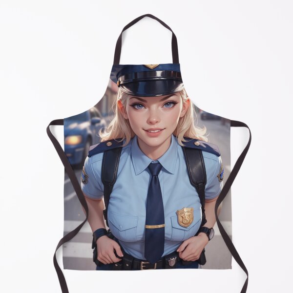 Item preview, Anime Style Female Police Officer on Duty designed and sold by kenvel.