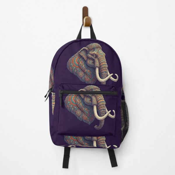 Item preview, Ornate Mandala Woolly Mammoth Animal Illustration designed and sold by Exquisite Design Studio „Paculówka”.