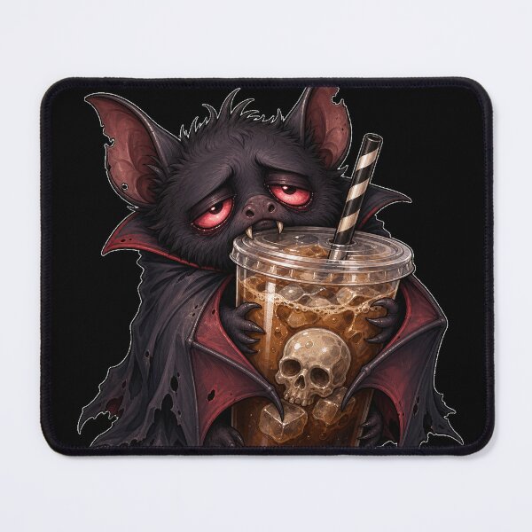 Item preview, Caffeine Vampire Bat designed and sold by Sonic Nova Studios.