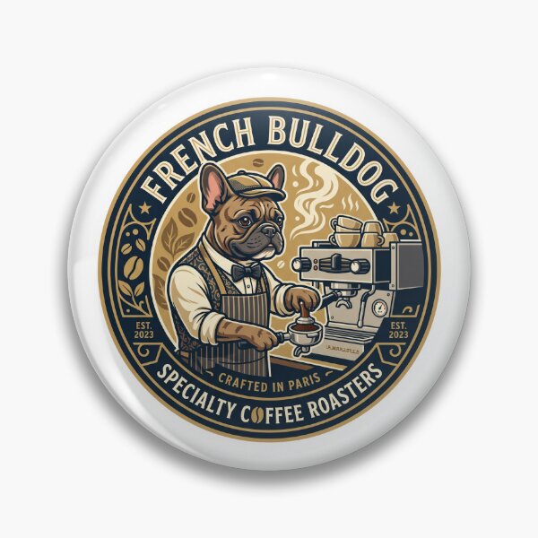 Item preview, French Bulldog Specialty Coffee Barista Espresso Tamper designed and sold by PictoVibe.