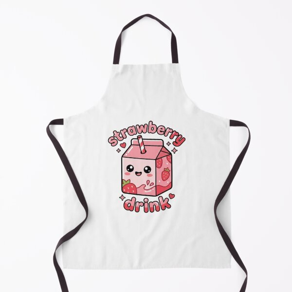 Item preview, Cute Strawberry Drink PNG | Kawaii Strawberry Milk Cartoon Clipart | Digital Download designed and sold by morning sun.