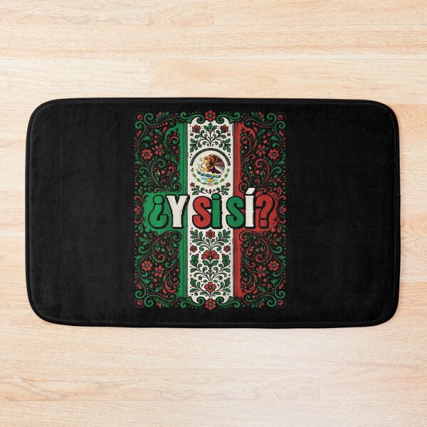 Item preview, Y Si S Mexico Flag Mexican Eagle Floral Folk Art Vintage designed and sold by Teansnack.