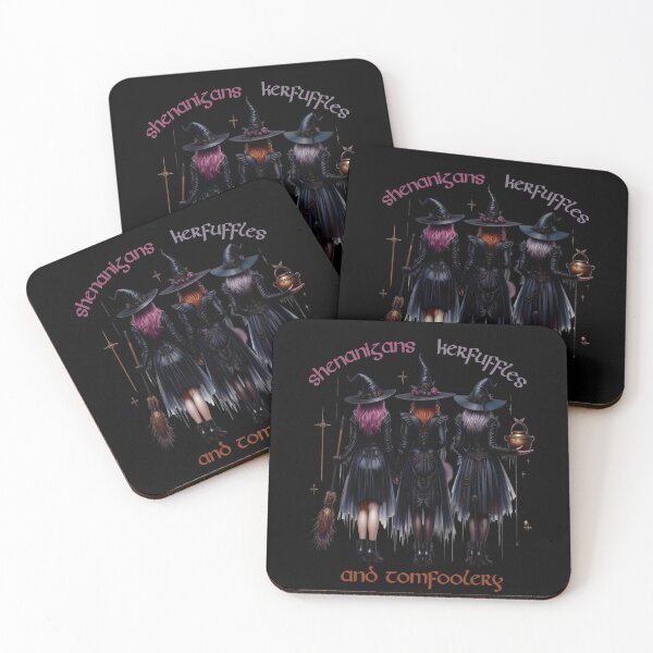 Item preview, Shenanigans, Kerfuffles & Tomfoolery | Funny Witch Trio designed and sold by Starlett Designs.