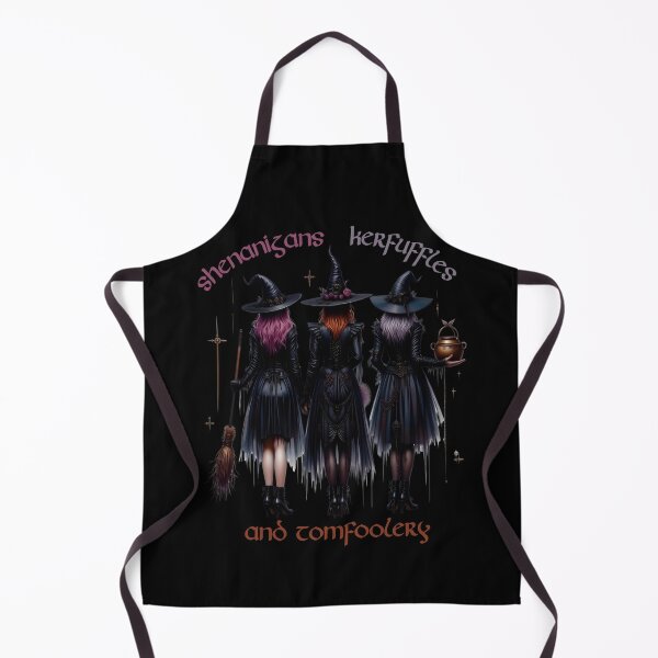 Aperçu de l'œuvre Shenanigans, Kerfuffles & Tomfoolery | Funny Witch Trio créée et vendue par Starlett Designs.