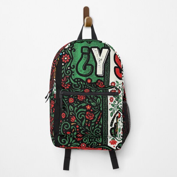 Item preview, Y Si S Mexico Flag Y Si S Mexican Eagle Floral Culture designed and sold by Teansnack.