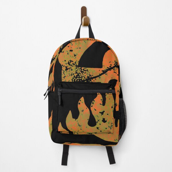 Item preview, Grungy Fire Circle Skull Emblem Design designed and sold by ARTBYKTANA.