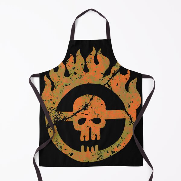 Item preview, Grungy Fire Circle Skull Emblem Design designed and sold by ARTBYKTANA.