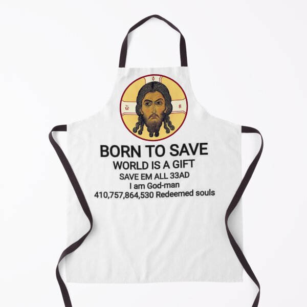 Item preview, Jesus Christ Born To Save | Orthodox Icon Born to Meme designed and sold by Super Epic Based History.