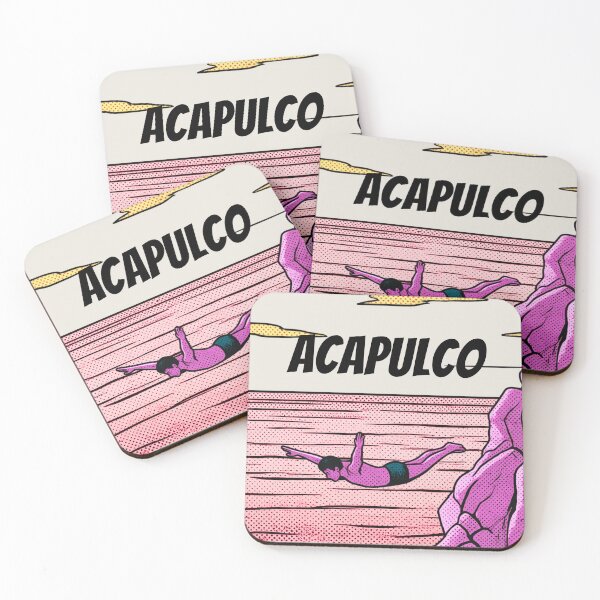 Item preview, Acapulco Cliff Diver Retro Pop Art Vintage designed and sold by Clauzierra.